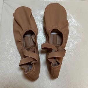 Nude Nikolay stretch canvas ballet shoes